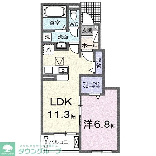 コッツ ウォルズ ガーデンの物件間取画像