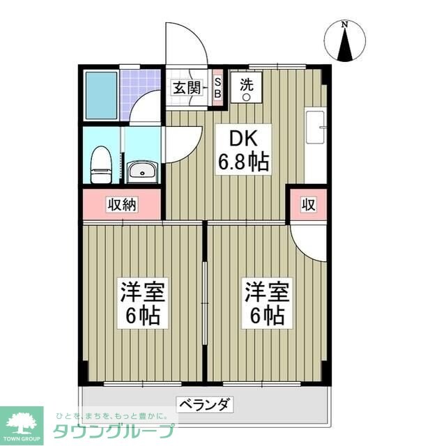 グリーンピアの物件間取画像