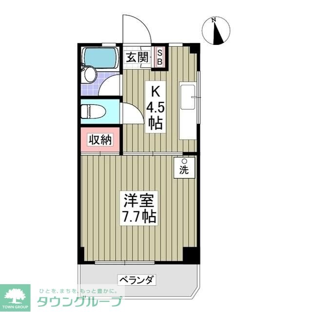 グリーンピアの物件間取画像