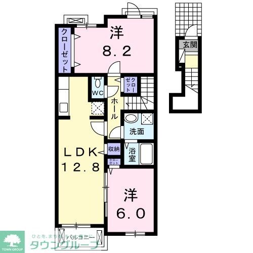 ライツ上柴の物件間取画像