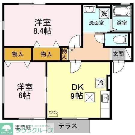 ウィルモアの物件間取画像
