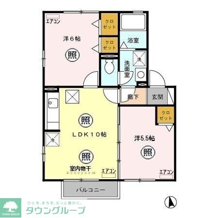 フォンテーヌ IIの物件間取画像