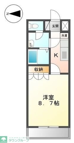 ベルグラースの物件間取画像