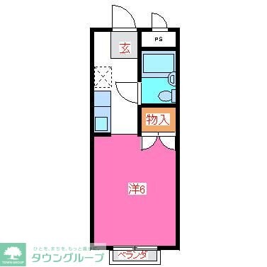 キャビン25の物件間取画像