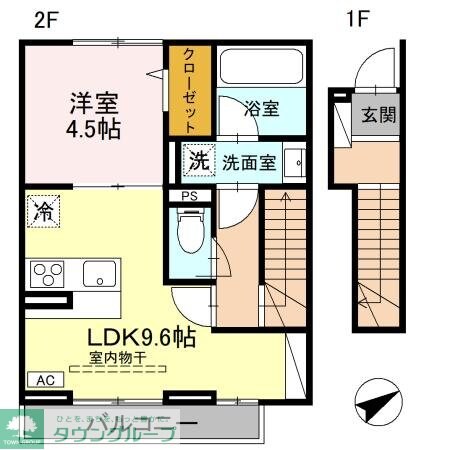 シンボルバーム・ラオムの物件間取画像