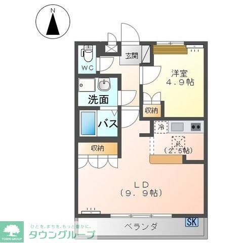 アシューレの物件間取画像