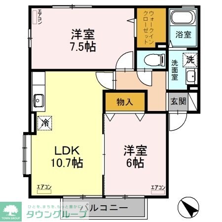ラファエル Vの物件間取画像