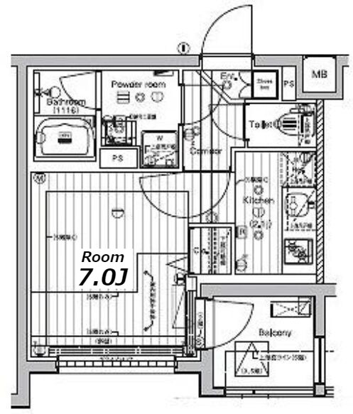 プレミアムキューブ新宿中井の物件間取画像