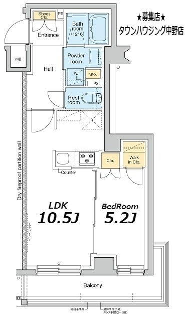 RESIDENCE KOENJIの物件間取画像