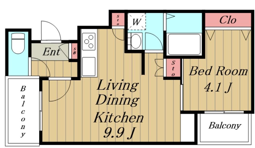 クレールM’Sの物件間取画像