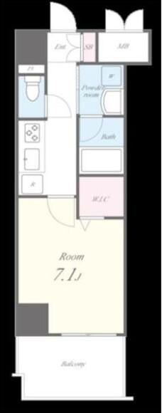 Fortuna Higashinakanoの物件間取画像
