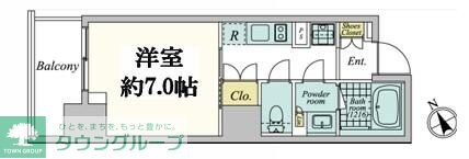 クレストコート中野の物件間取画像