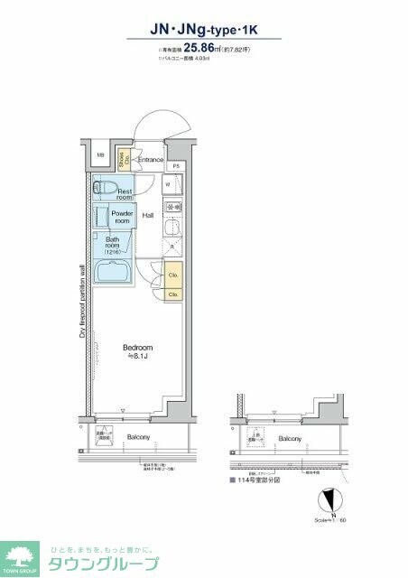 RESIDENCE KOENJIの物件間取画像