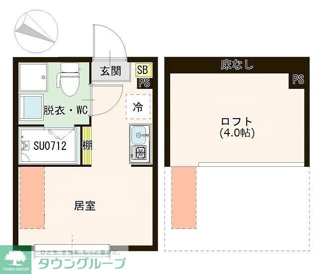 ハーモニーテラス白鷺IIの物件間取画像
