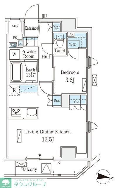 ラティエラ中野新井の物件間取画像