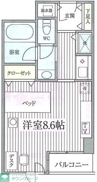 コンフォート荻窪の物件間取画像