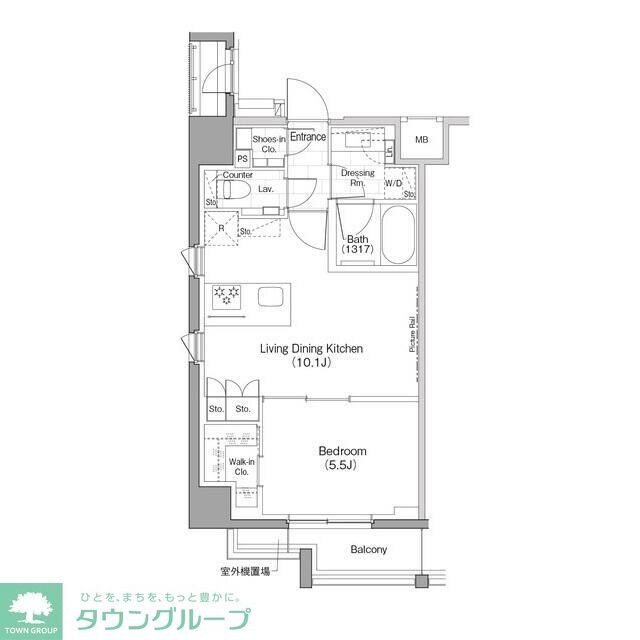 ザ・パークハビオ早稲田の物件間取画像