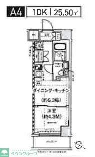 スパシエ幡ヶ谷の物件間取画像