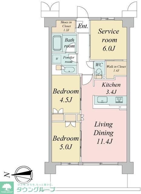 トラープランド蒼麗館の物件間取画像
