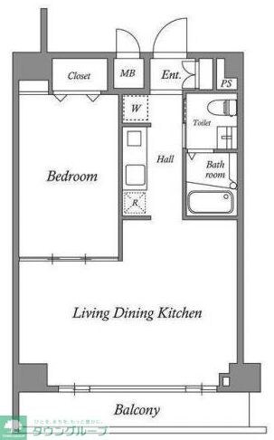 ルクレ西新宿の物件間取画像