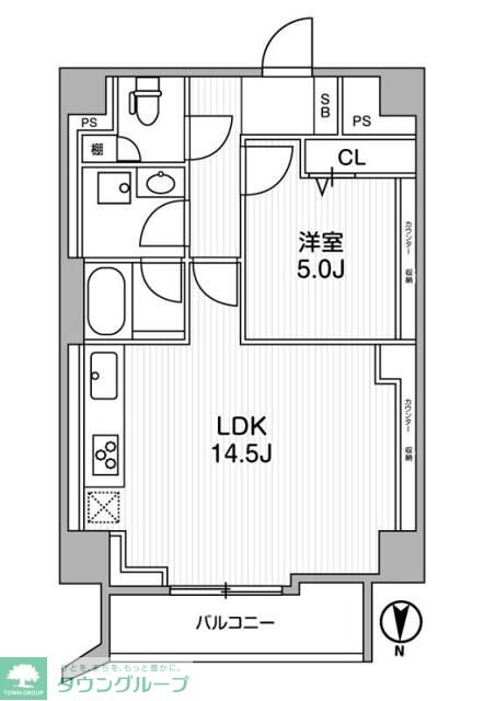 Lighthouse西新宿の物件間取画像