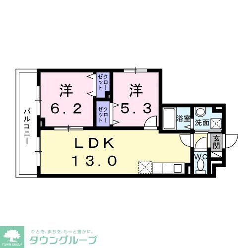 Pretty Forestの物件間取画像