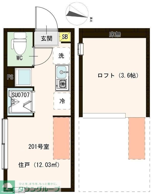 ソラニア上井草の物件間取画像
