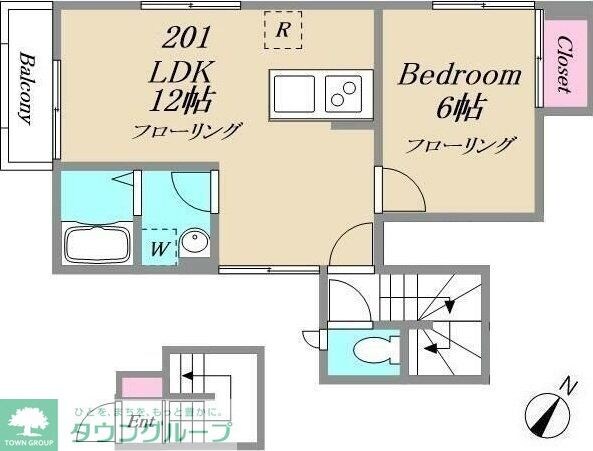 RHEINGOLDの物件間取画像