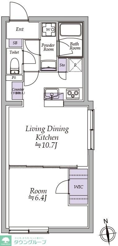 アトリオフラッツ高円寺の物件間取画像