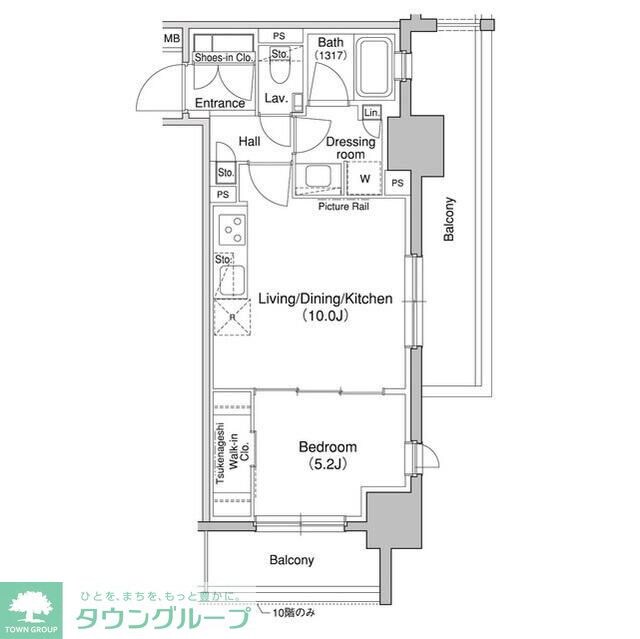 ブリリアンクラス高円寺の物件間取画像