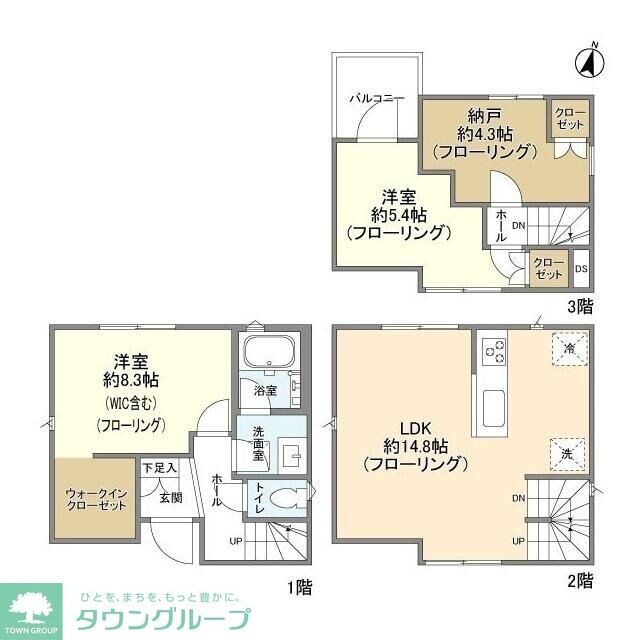 Kolet新井薬師前#03の物件間取画像