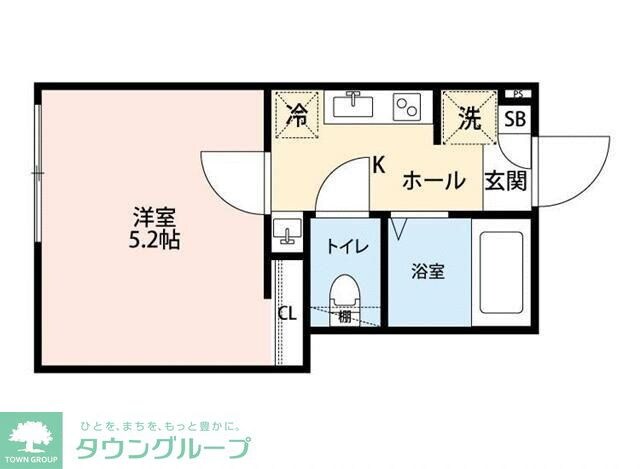 グランクオール野方フロントの物件間取画像