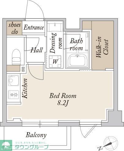 ORSUS新江古田の物件間取画像
