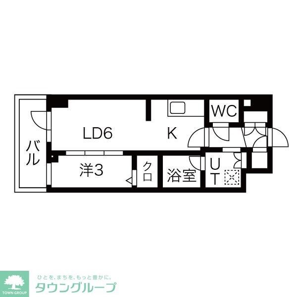 シーズンフラッツ高田馬場リバーサイドサウスの物件間取画像