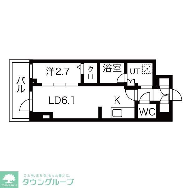 シーズンフラッツ高田馬場リバーサイドサウスの物件間取画像