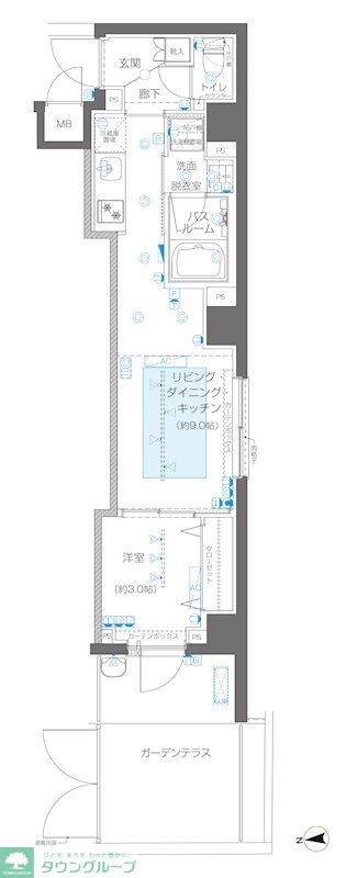 ZOOM信濃町の物件間取画像