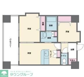 HF西新宿レジデンスWESTの物件間取画像