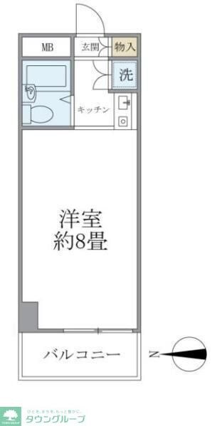 番衆エムエスビルの物件間取画像