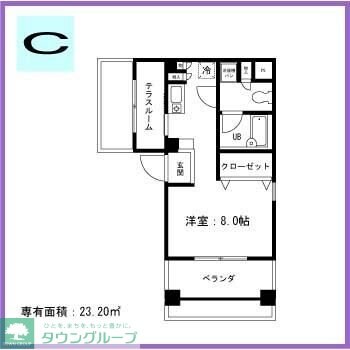 マメントブルー中野の物件間取画像