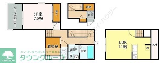 Park side Narimuneの物件間取画像