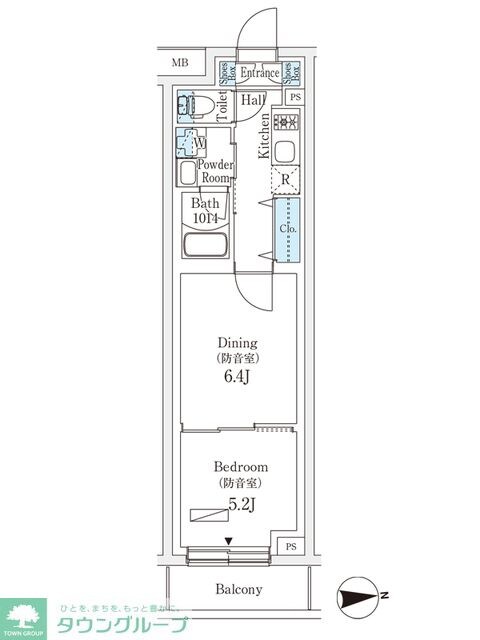 【防音マンション】プラネソシエプラス桜台の物件間取画像
