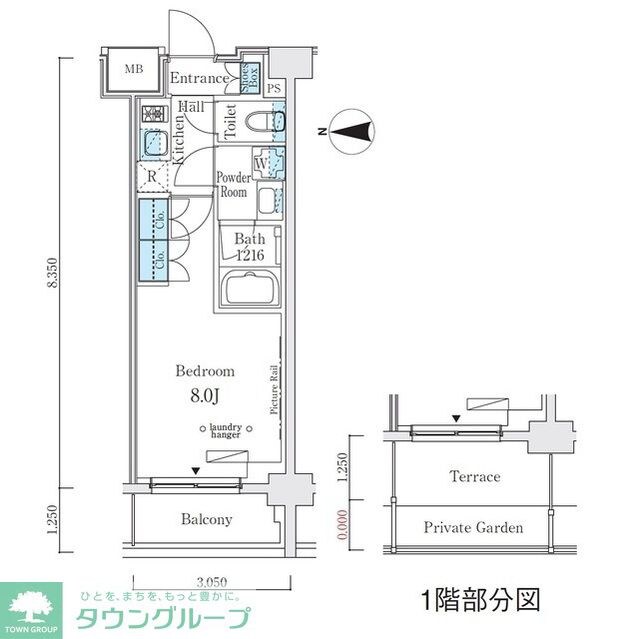 ウエリスアーバン中野坂上の物件間取画像