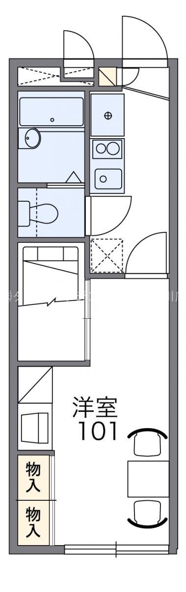 レオパレス桜の物件間取画像