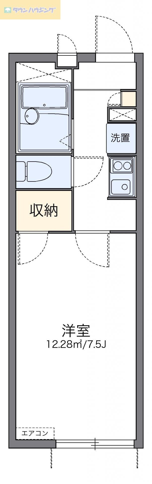 レオパレスレグルスの物件間取画像