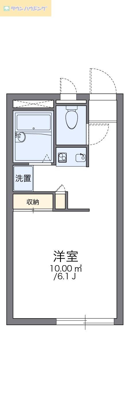 レオパレスユニバーサル インの物件間取画像