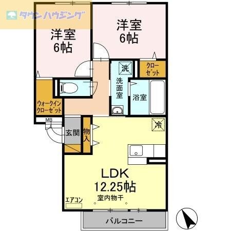 ブランシュールAの物件間取画像
