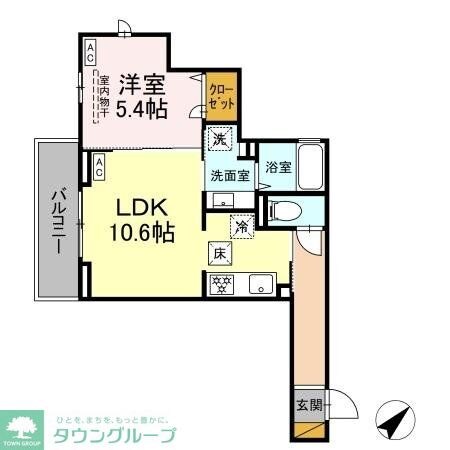 プラージュ津田沼の物件間取画像