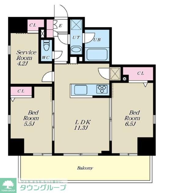 Alivis西葛西norteの物件間取画像