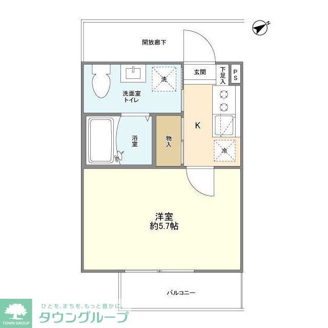 ヴェレタ津田沼の物件間取画像