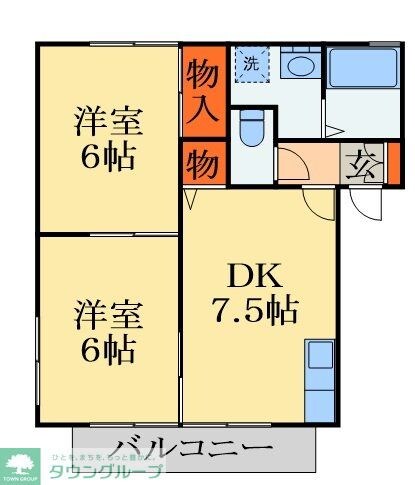 サニーハイム の物件間取画像